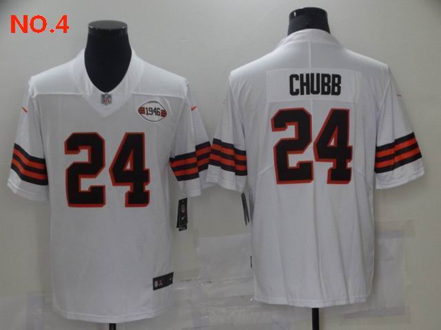 Men's Cleveland Browns #24 Nick Chubb Jesey NO.4;